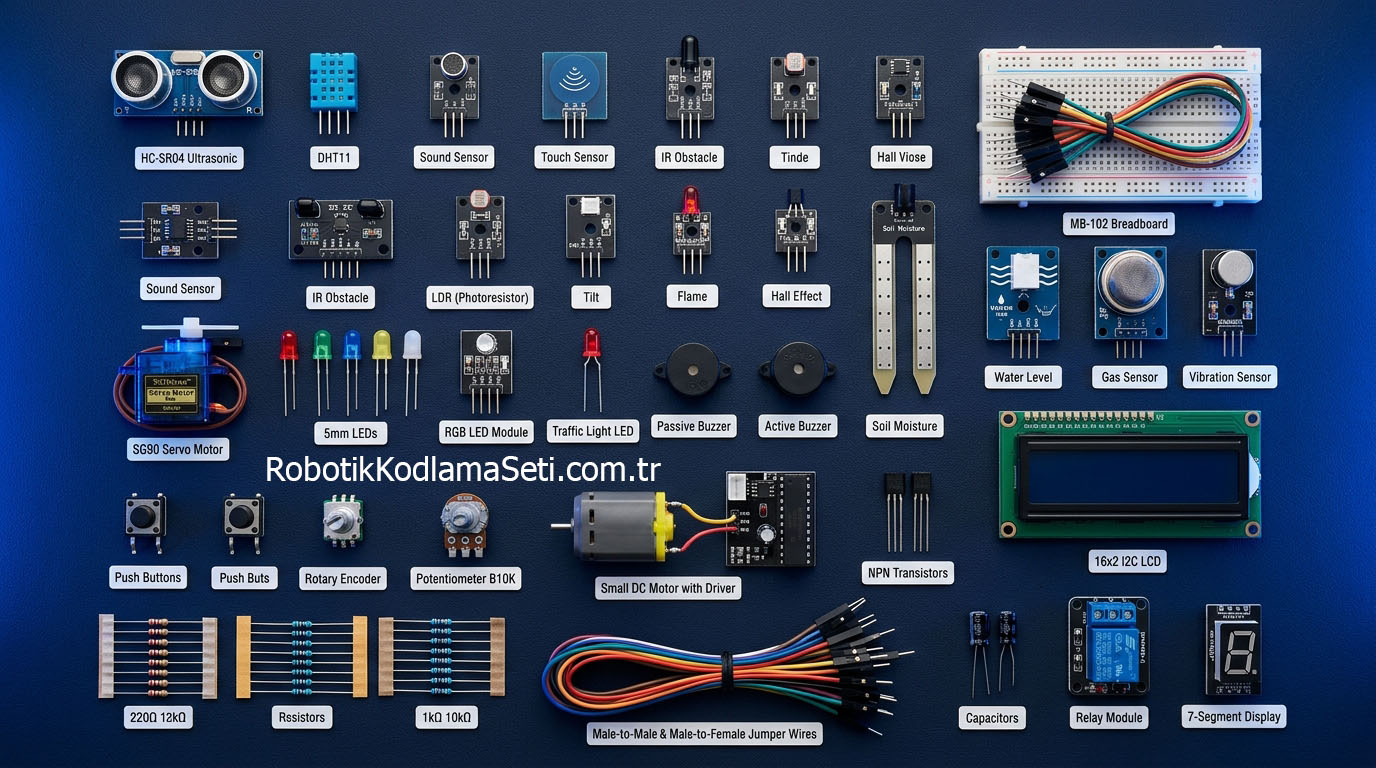 37 Parça Arduino Sensör Seti